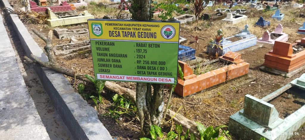 Pemdes Tapak Gedung Proritaskan Pembanguna Jalan Rabat Beton TA 2024