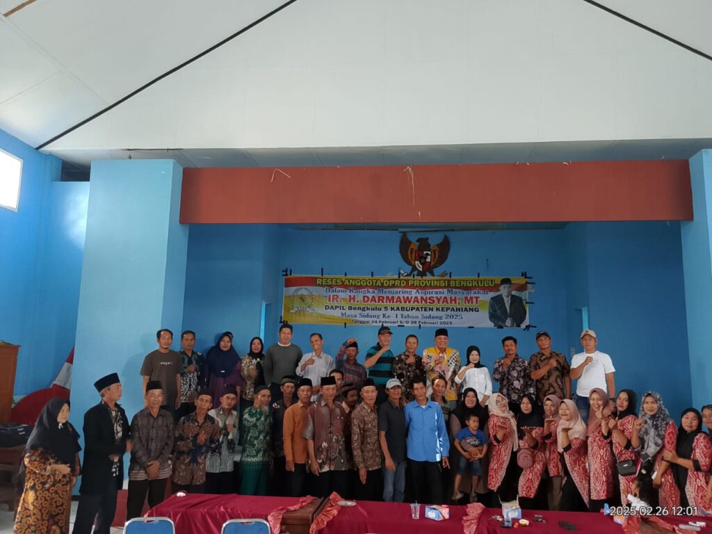 Reses Politisi Golkar Ir Darmawansyah, Ini Aspirasi Masyarakat Kabupaten Kepahiang