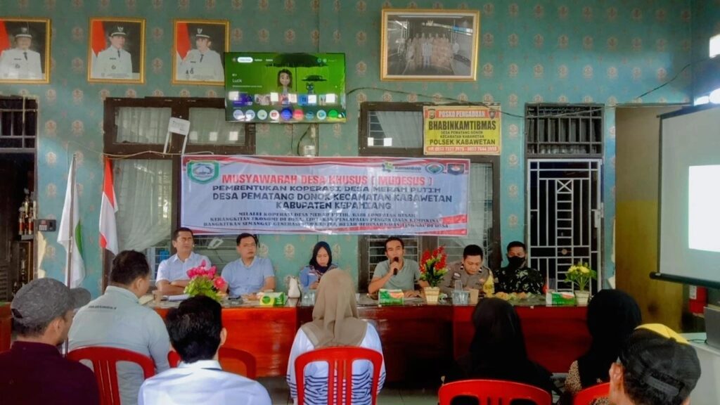 Dukung Program Pemerintah Pusat, Desa Pematang Donok Kepahiang Rancang Kopdes Merah Putih