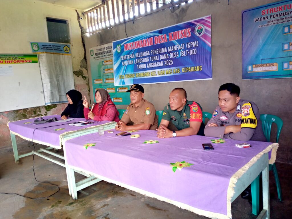 Pemdes Pungguk Beringang Salurkan BLT-DD Kepada 27 KPM