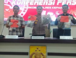 Satres Narkoba Polres Kepahiang Amankan 5 Tersangka Narkoba, Satu Diantaranya Resedivis Pengedar