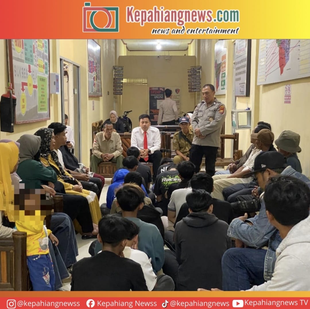 Berkumpul Hingga Larut Malam, Satreskrim Polres Kepahiang Beri Pembinaan Bersama Orang Tua Dan Tokoh Masyarakat