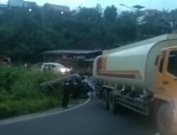 Hampir 5 Jam Evakuasi! Pasca Tabrakan Truk CPO Vs Minibus Pelajar Di Tikungan Patah Daspetah – Tak Ada Korban Jiwa