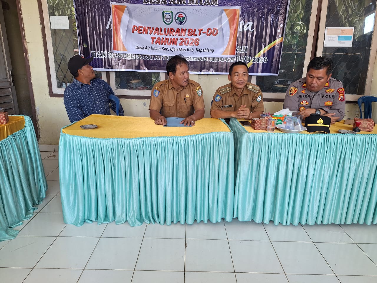 Wujud Kepedulian Pemerintah, Desa Air Hitam Salurkan BLT-DD Tahun 2026