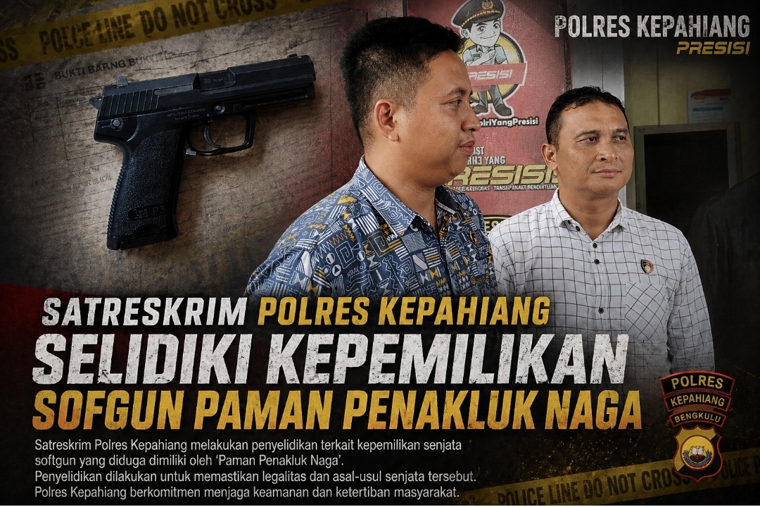 Buntut Kasus Penggelapan Rp4,7 Miliar, Polisi Selidiki Legalitas Air Gun Milik Menantu Viral
