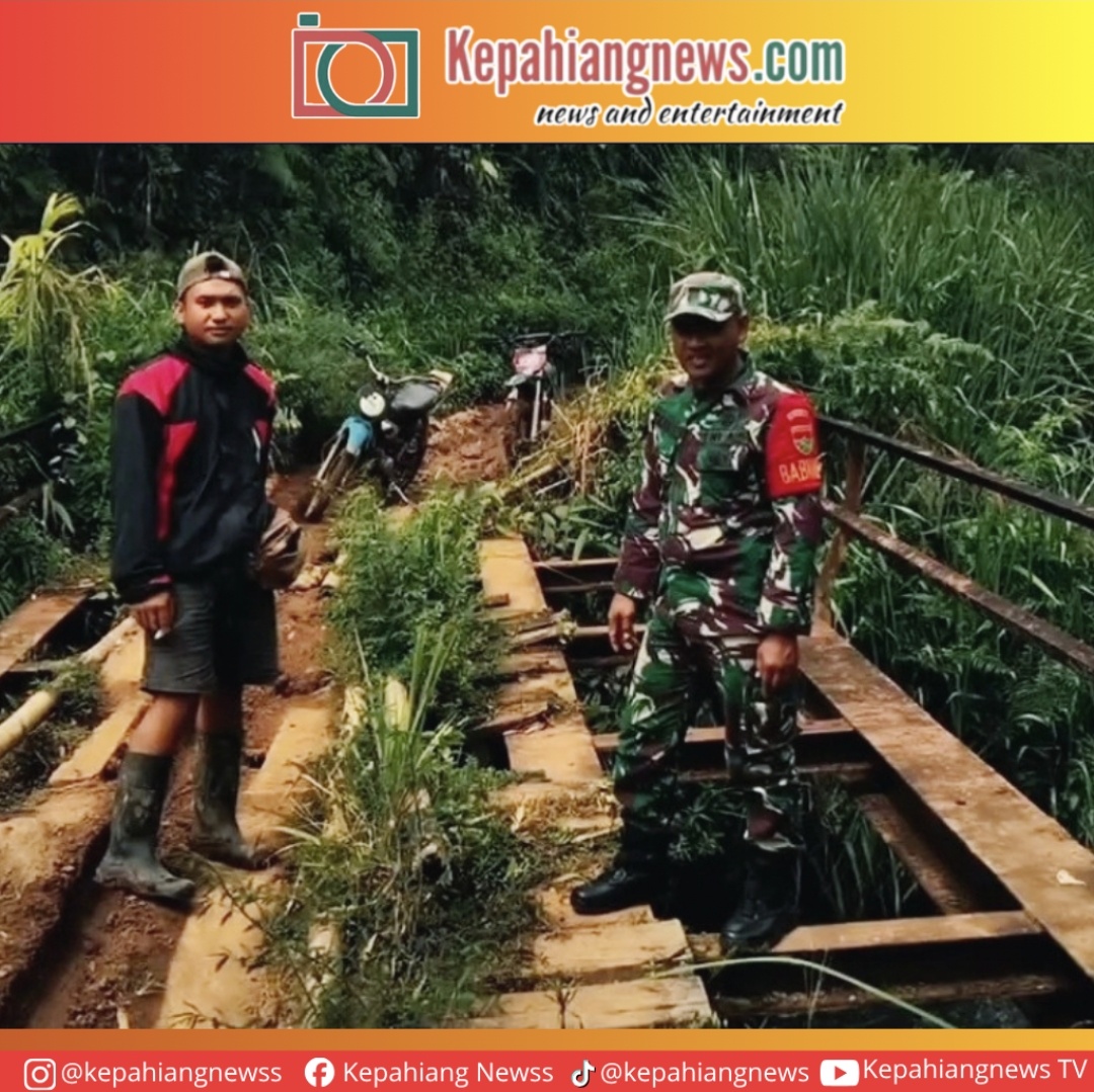 Sinergi Kuat Antar TNI dan Rakyat, Kodim 0409 RL Bangun Jembatan Penghubung Di Kecamatan Muara Kemumu Kepahiang