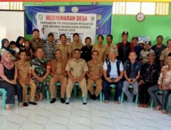 Kawal Anggaran Demi Kesejahteraan, Babinsa Bukit Menyan Kepahiang Hadiri Musdes Penyusunan Program TA 2026