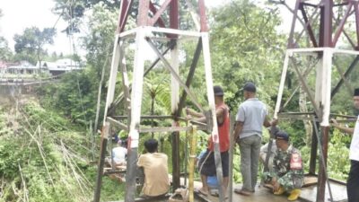 Dua Jembatan Gantung Hadir Jawab Kerinduan Warga, Kodim 0409/RL Percepat Konektivitas dan Ekonomi Masyarakat