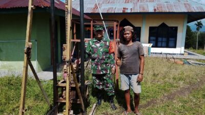Kehadiran Nyata TNI, 4 Sumur Bor Alirkan Air Kehidupan di Bermani Ilir, Siapkan 1 Titik Lagi