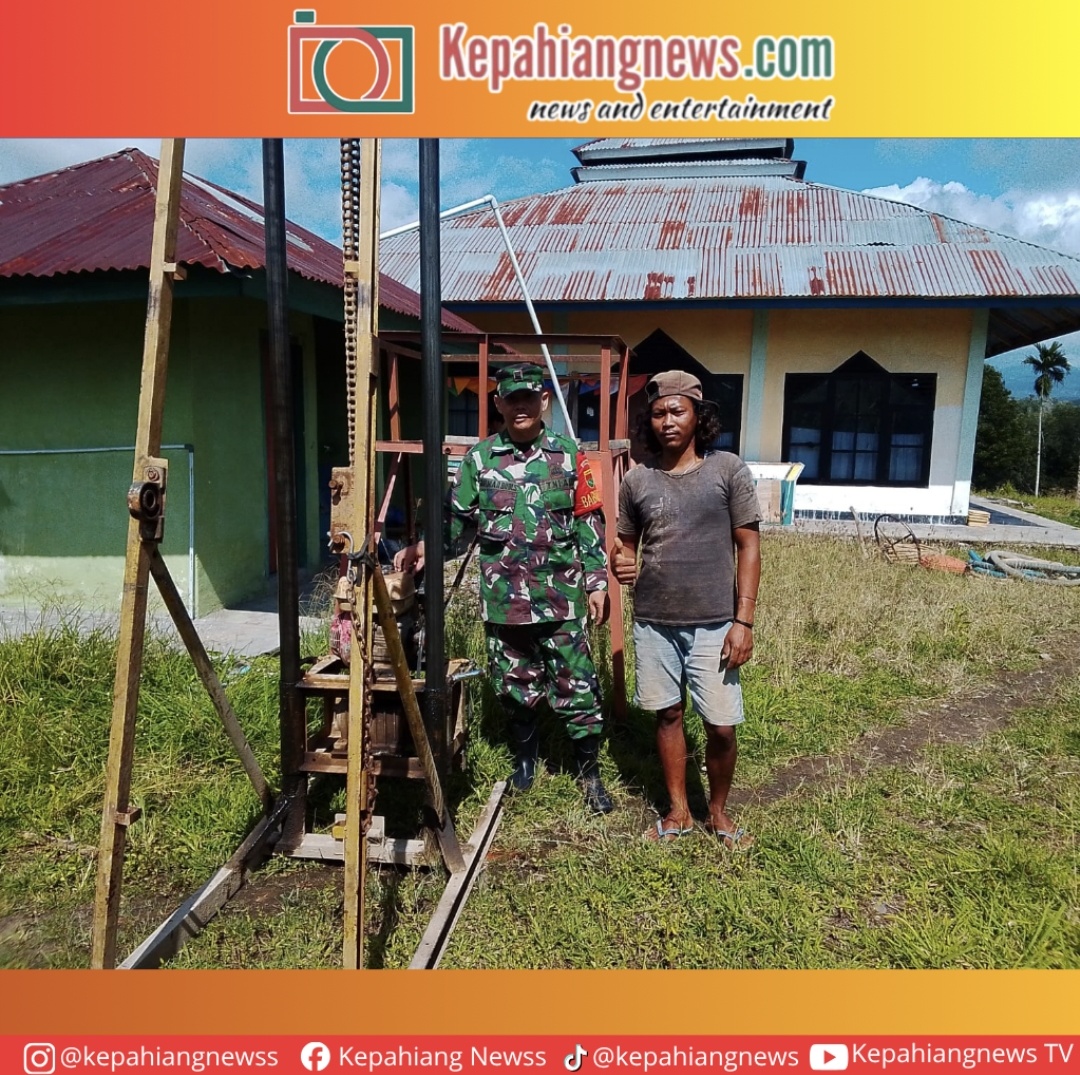 Kehadiran Nyata TNI, 4 Sumur Bor Alirkan Air Kehidupan di Bermani Ilir, Siapkan 1 Titik Lagi