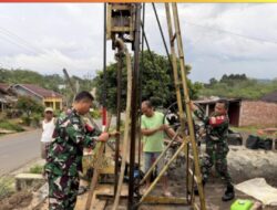 Enam Hari Pengeboran, Titik Kelima Program TNI Manunggal Air di Gunung Agung Mulai Tunjukkan Hasil