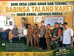 Babinsa Talang Karet Kawal Musyawarah APBDes 2026, Lampu Jalan Jadi Harapan Baru Warga