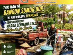 Melihat Kebutuhan Warga, TNI Gagas Pemasangan Tekmond di Program Manunggal Air Bermani Ilir