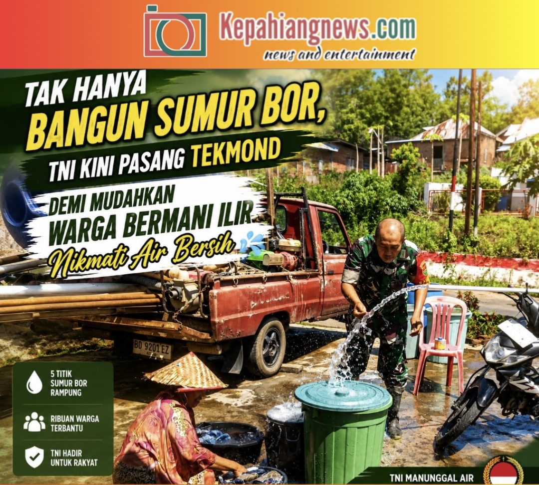 Melihat Kebutuhan Warga, TNI Gagas Pemasangan Tekmond di Program Manunggal Air Bermani Ilir