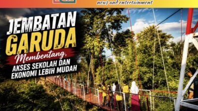 Jembatan Garuda Rampung, Harapan Warga Dwi Tunggal yang Lama Terputus Kini Kembali Tersambung