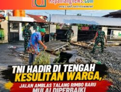 Saat Warga Mulai Putus Asa, TNI Turun Tangan Perbaiki Jalan Amblas di Curup Tengah
