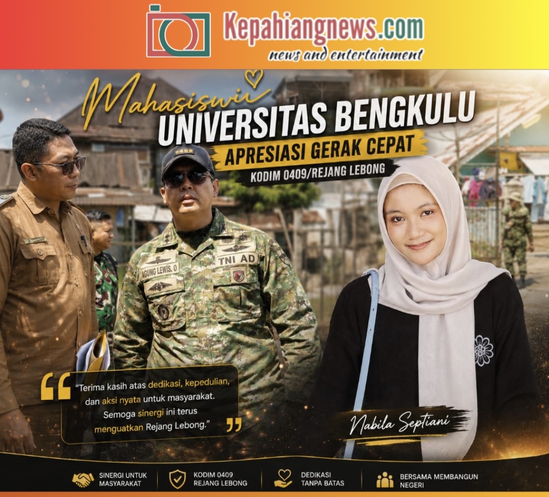 Mahasiswi Universitas Bengkulu Apresiasi Gerak Cepat Kodim 0409/Rejang Lebong