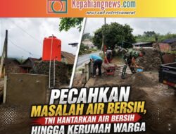 Tak Hanya Bangun Sumur Bor, Kodim 0409/RL Pastikan Air Bersih Sampai Ke Rumah Warga