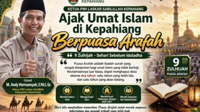 Ketua PWI Laskar Sabilillah Kepahiang Ajak Umat Islam Raih Keutamaan Puasa Arafah, Momentum Bersihkan Diri Jelang Iduladha
