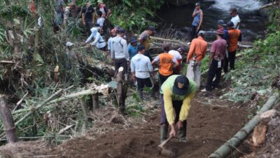 Warga Air Rusa Bergerak Bersama, Jembatan Perintis Garuda Siap Jadi Penghubung Harapan dan Perekonomian Desa