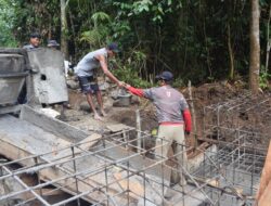 Digeber Kodim 0409 RL, Jembatan Garuda Perintis di SBI Tinggal Selangkah Lagi Rampung