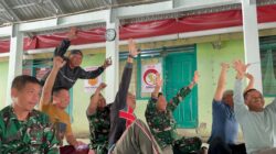 Nobar Kebangsaan Piala Dunia 2026 di Makodim 0409, TNI dan Warga Larut dalam Kebersamaan