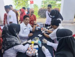 Tak Hanya Rapat Bulanan, DWP Kominfosantik Kepahiang Ajak Pegawai Peduli Kesehatan Lewat Pemeriksaan Gratis