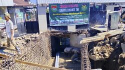 Masuk Tahap Krusial, Pengecoran Jalan Amblas Talang Rimbo Dikebut Kodim 0409/RL, Warga Diminta Bersabar