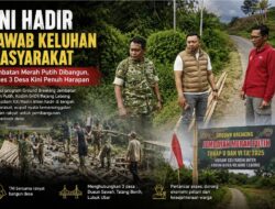 Kodim 0409/RL Bangun Jembatan Merah Putih di Dusun Sawah, Harapan Lama Warga Akhirnya Terwujud