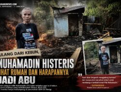 Rumah Sederhana Ludes Dilalap Api, Muhammadin dan Anaknya Berkebutuhan Khusus Kini Bertahan Dengan Pakaian Dibadan