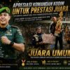 Dandim 0409/Rejang Lebong Apresiasi Karateka Juara Umum, Dojo Kodim Kembali Harumkan Nama Bengkulu