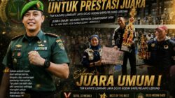 Dandim 0409/Rejang Lebong Apresiasi Karateka Juara Umum, Dojo Kodim Kembali Harumkan Nama Bengkulu