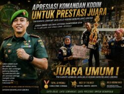 Dandim 0409/Rejang Lebong Apresiasi Karateka Juara Umum, Dojo Kodim Kembali Harumkan Nama Bengkulu