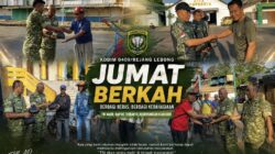 Sentuhan Kepedulian TNI, Kodim 0409 Rejang Lebong Tebar Kebaikan Lewat Jumat Berkah