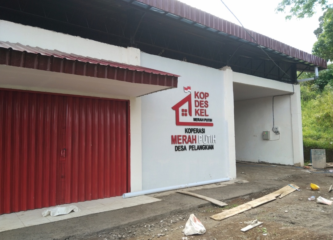 Gedung Koperasi Merah Putih Desa Pelangkian Rampung, Warga Siap Sambut Penguatan Ekonomi Desa