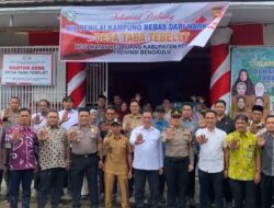 Banggakan Kepahiang, Taba Tebelet Tembus 14 Besar Kampung Bebas Narkoba Nasional