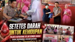 Setetes Darah untuk Kehidupan, Kapolres Kepahiang Pimpin Aksi Donor Darah Hari Bhayangkara ke-80