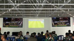 Nobar Piala Dunia 2026 di Makodim 0409/Rejang Lebong, Satukan Semangat Kebersamaan NKRI