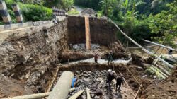 Jembatan Perintis Garuda Mulai Dibangun, Akses Telah Lama Putus Ahirnya Disambung TNI
