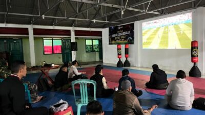Kodim 0409 Rejang Lebong Gelar Nobar Piala Dunia 2026 di 16 Titik, TNI dan Masyarakat Makin Kompak