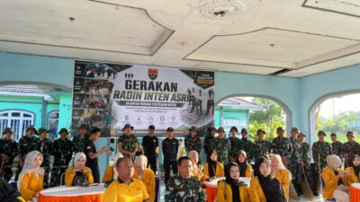 Kodam XXI/Radin Inten Gaungkan Gerakan Radin Inten Asri, Wujud Nyata Kepedulian Lingkungan