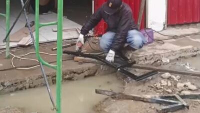 Saat Kanopi KDMP Roboh Diterjang Angin, Kodim 0409 Rejang Lebong Tak Tinggal Diam