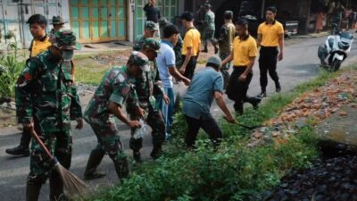 HUT Ke-1 Kodam XXI/Radin Inten, Kodim 0409/Rejang Lebong Wujudkan Kemanunggalan TNI-Rakyat Lewat Karya Bakti Serentak
