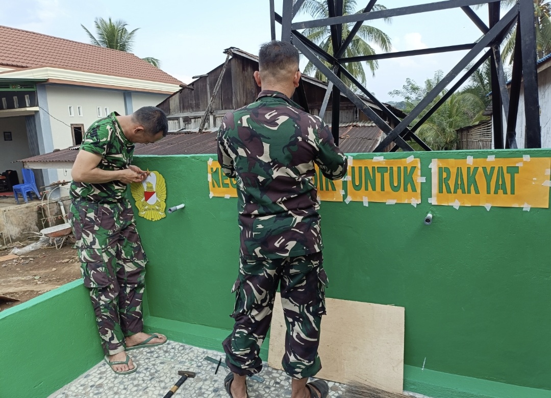 Tak Lagi Cemas Saat Kemarau, TNI Hadirkan Air Bersih untuk 25 KK di Karang Baru