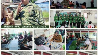 Dari Donor Darah Hingga Sunat Massal, Kodim 0409/Rejang Lebong Hadirkan Kebahagiaan di HUT ke-1 Kodam XXI/Radin Inten