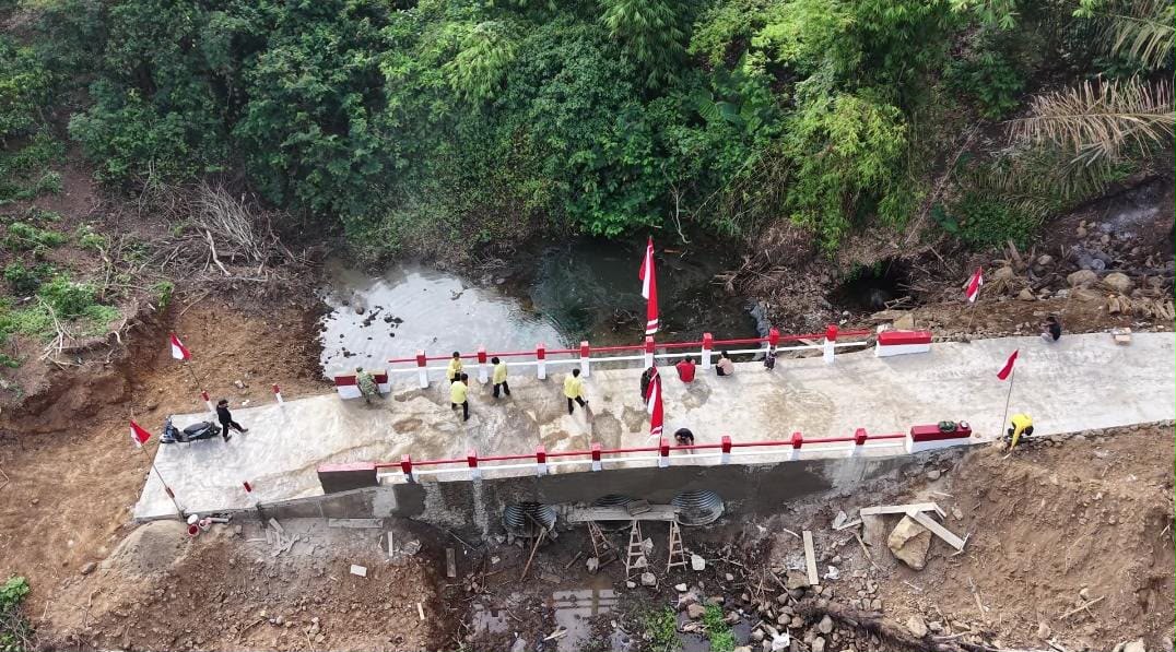Jembatan Armco Desa Pahlawan Rampung 100 Persen, Asa Baru 540 Warga Kini Jadi Kenyataan