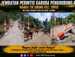 341 KK Kini Bisa Bernapas Lega, Jembatan Perintis Garuda di Tik Sirong Rampung 100 Persen