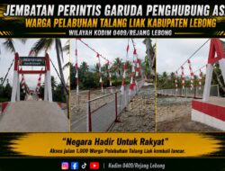 Dari Kecemasan Menjadi Kelegaan, Jembatan Perintis Garuda Kini Jadi Akses Vital 1.000 Warga Pelabuhan Talang Liak