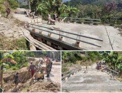 Akhirnya! Jembatan Mimpi Warga Ajai Siang – Tik Sirong di Topos Hampir Rampung