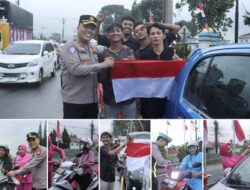 Bukan Sekadar Bendera, Kapolres Kepahiang Titip Pesan Cinta Tanah Air kepada Warga